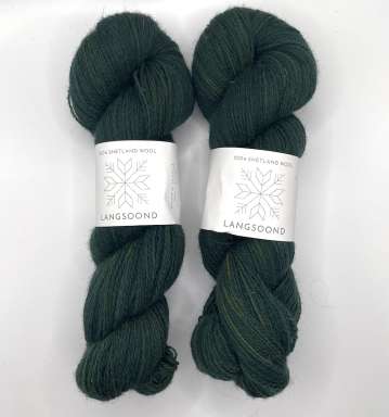 Langsoond Lace Weight Yarn - Pine