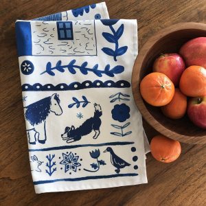 Croft Critters Tea Towel