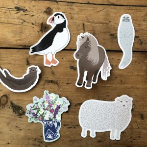 Shetland Vinyl Stickers Bundle