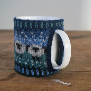 Baa-ble Mug Cosy Digital Knitting Pattern