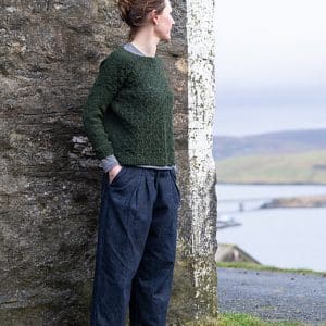 Peerie Leaves Jumper Digital Knitting Pattern